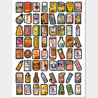 wacky packs Posters and Art