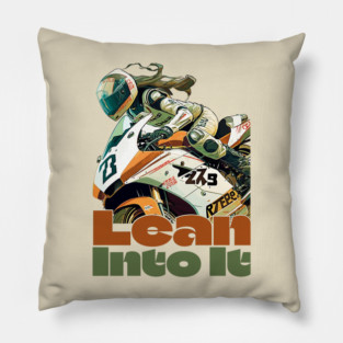 Sportbike Motorcycle girl Pillow