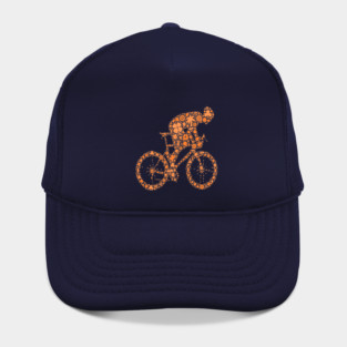 Fall cycling season gravel rinding, gravel bikes, cycling enthusiast vintage retro autumn nostalgia, Hat