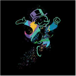 Pop Art Monopoly Man Posters and Art