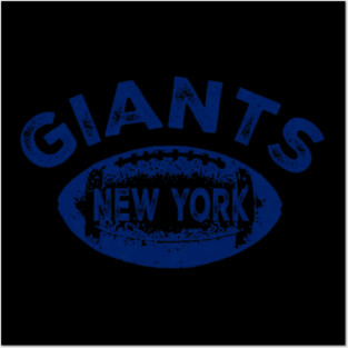 Giants Retro Ball Posters and Art