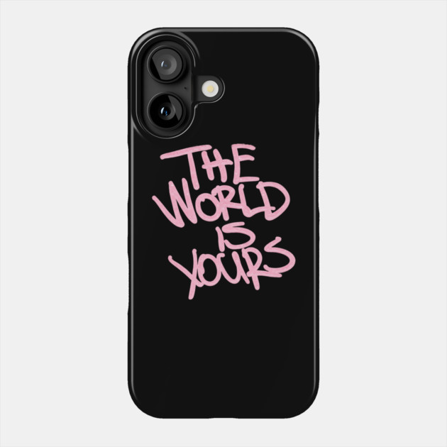 The World is Yours Lip Gloss Phone Case by Demian Stipatio