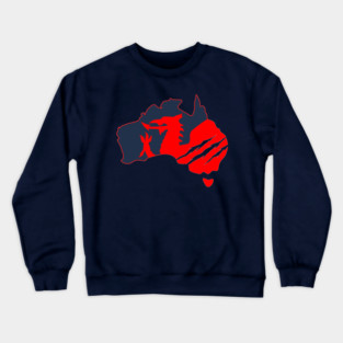 Reboot DragonAUS logo Crewneck Sweatshirt