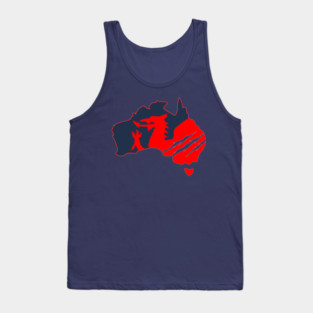 Reboot DragonAUS logo Tank Top