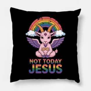 Cute LBGT Satan Funny Pride Pillow