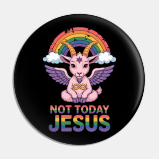 Cute LBGT Satan Funny Pride Pin