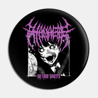 Hanabie Harajuku Core Kawaii Metalcore Chaos Pin