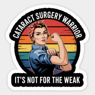 Cataract Surgery Eye Surgery Recovery Sticker