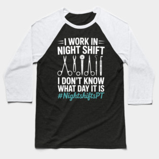 Sterile Processing Technician Night Work Sterilization Spd Baseball T-Shirt