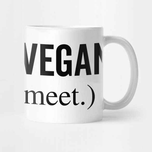 Social Vegan I Avoid Meet by Frank Ring