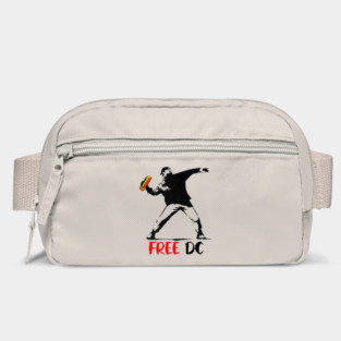 Free DC — Washington DC Sandwich Guy Stencil Protest Art Meme Bag