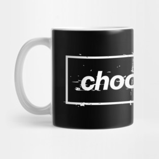 Choose Love Oasis Distressed Typography – Bold Positive Message Design Black Mug