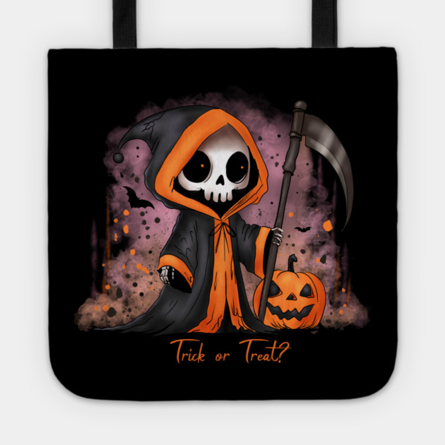 Halloween Grim Reaper Tote by H. R. Sinclair