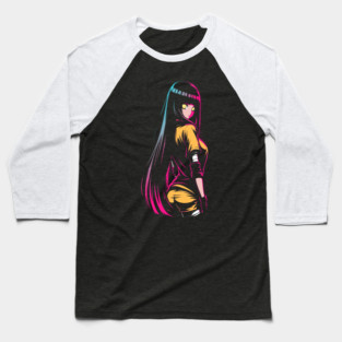 Hinata Hyuga – Naruto Anime Comic Style Design Baseball T-Shirt