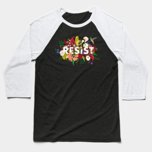 Resist Women Feminist Resist Baseball T-Shirt