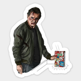 Liam Neeson bought Trix Sticker
