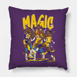 Magic Johnson Cartoon Pillow
