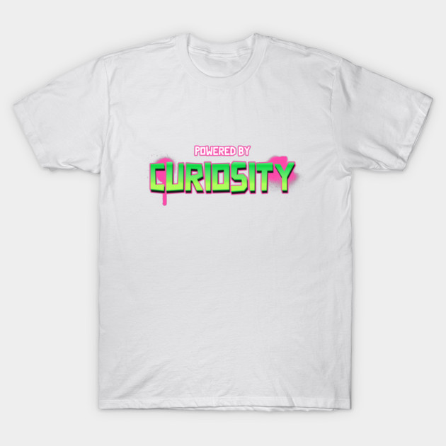 Powered by Curiosity Stem Game T-Shirt by Lamount Tees