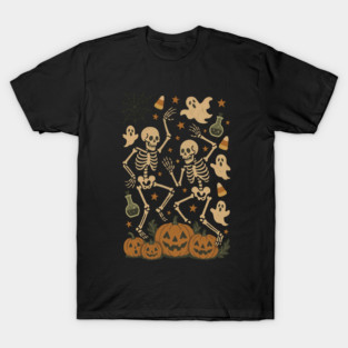 Slightly Subtle Anti Trump Halloween Skeleton T-Shirt