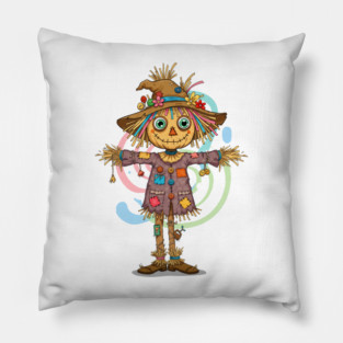 Cute Scarecrow! Halloween season is here! Pillow