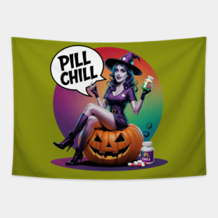 Pill Chill Tapestry