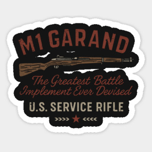 M1 Garand - U.S. Service Rifle Sticker