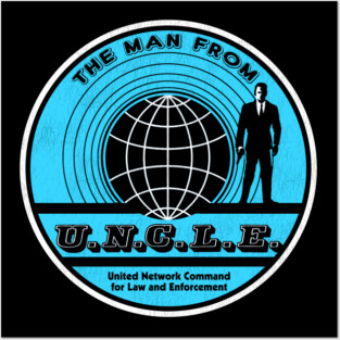 The Man from U.N.C.L.E. 60s Action Spy Fiction TV Series Posters and Art