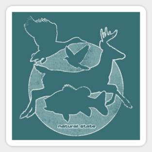 Natural State Field & Stream Sticker