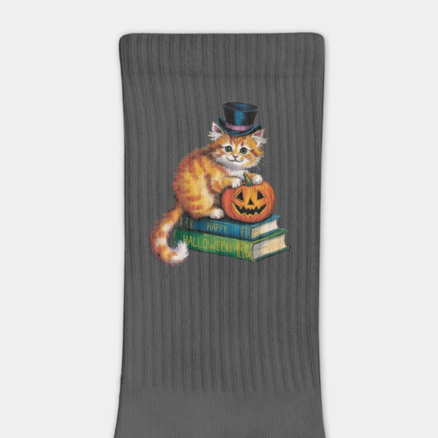 Happy Halloween Orange Cat by Pete the Cat Guy