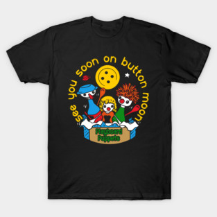 Button Moon Playboard Puppets Children's Sci Fi British TV Series T-Shirt