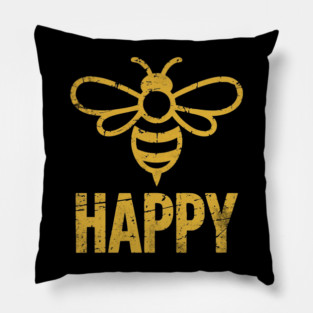 Bee Happy Pillow