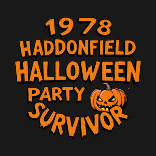 1978 Haddonfield Halloween Party Survivor T-Shirt