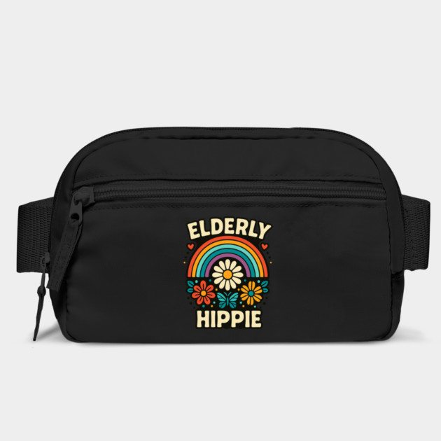 Elderly Hippie – Retro Rainbow & Daisies by ArtistTee ⭐⭐⭐⭐⭐