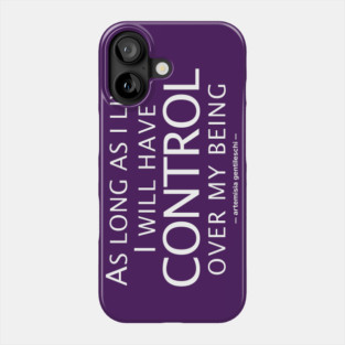 Artemisia Gentileschi Feminist Quote Phone Case