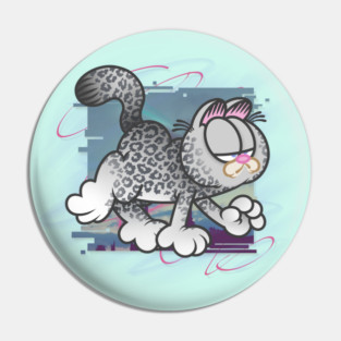 Garfield Snow Leopard Pin