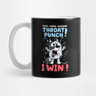 Muffin - Rock Paper Scissor - Throat Punch I Win Mug