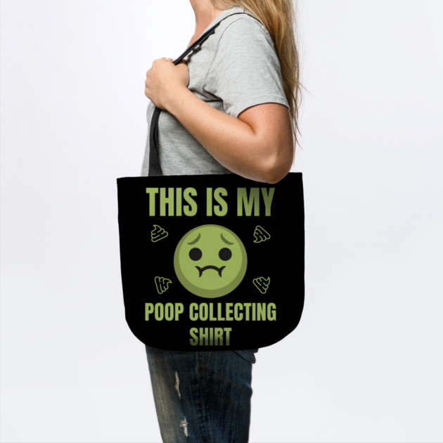 Stinky Poop Collecting Shirt Funny Sick Emoji Tee by TuncGK