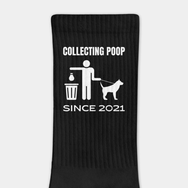 Collecting Poop Since 2021 Funny New Dog Owner Gift by TuncGK