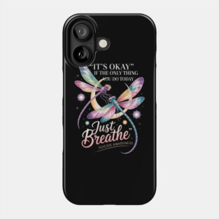 Suicide Prevention Awareness Suicide Dragonfly Phone Case