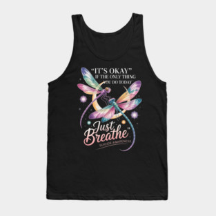 Suicide Prevention Awareness Suicide Dragonfly Tank Top