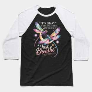 Suicide Prevention Awareness Suicide Dragonfly Baseball T-Shirt
