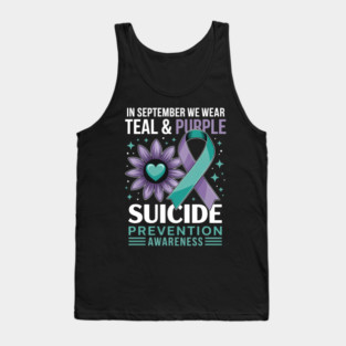 Suicide Prevention Awareness Semi-Colon Mental Health Tank Top