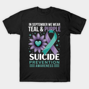 Suicide Prevention Awareness Semi-Colon Mental Health T-Shirt