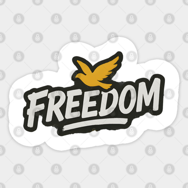 FREEDOM Sticker by Eric's Store 10