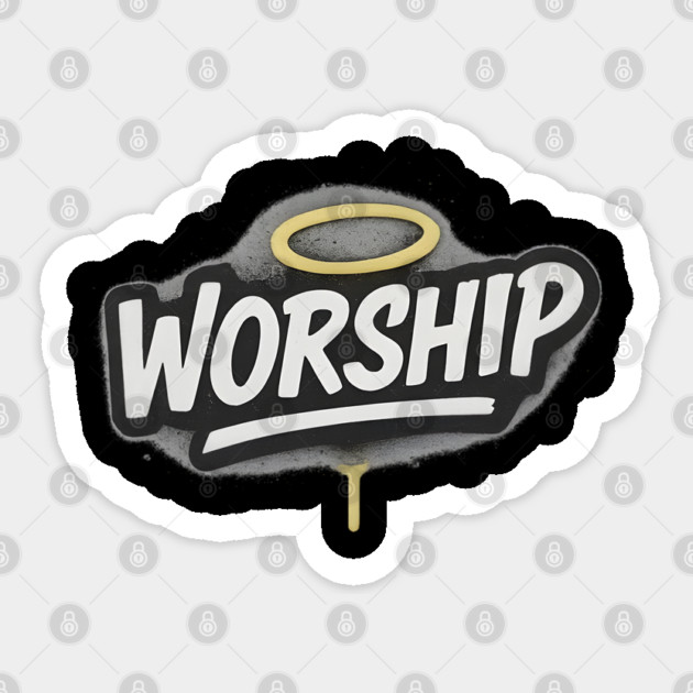 WORSHIP Sticker by Eric's Store 10