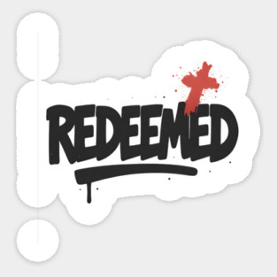 REDEEMED Sticker