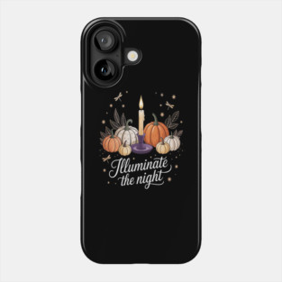 Candlelight Whisper Illuminate The Night Enchanting Autumn Vibes Phone Case