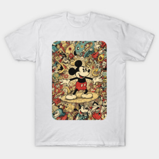 Vintage Mouse Cartoon T-Shirt