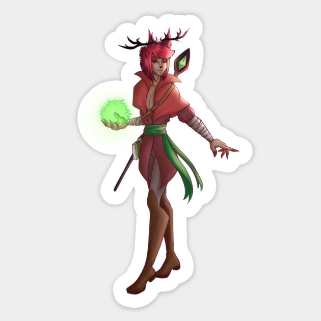 Warlock Alastor Magnet by Art Of Glo