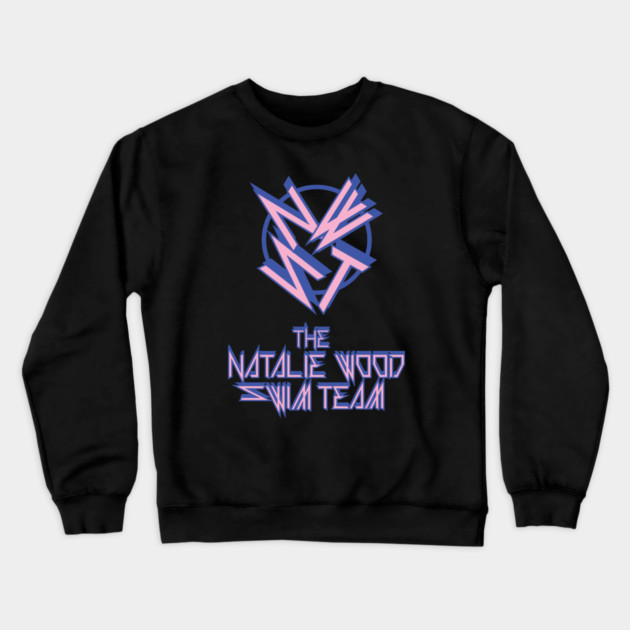 The Natalie Wood Swim Team Thrash Logo Crewneck Sweatshirt by Jesus's Store
